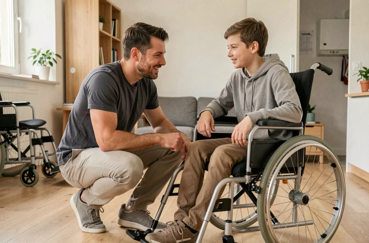 AUXI'life 31 : un auxiliaire de vie accompagne une personne en situation de handicap à domicile à Toulouse